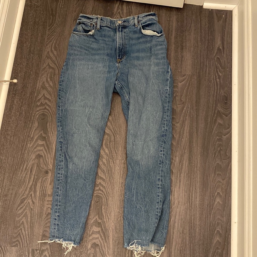 Abercrombie The 90’s Straight Ultra High Rise